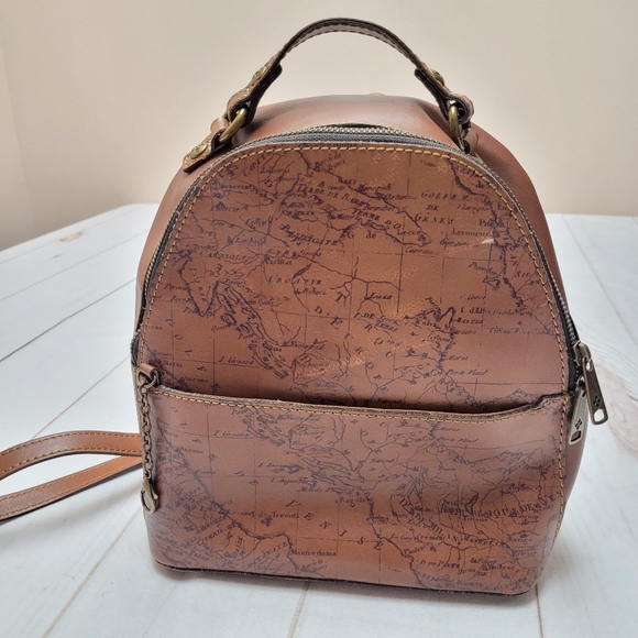 Patricia Nash Bags Patricia Nash Montioni Signature Map Leather